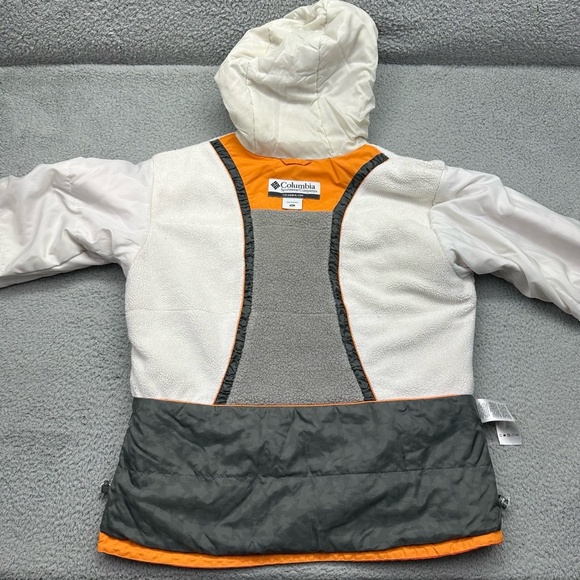 Columbia Sportswear XL5636 205 Womens Size XL Coat Orange/White Winter Jacket - Picture 9 of 12